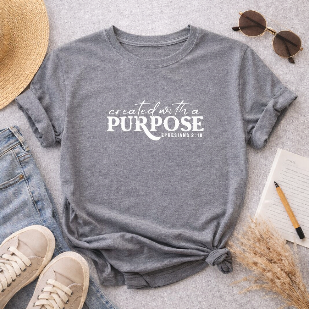 CREATED WITH A PURPOSE TEE